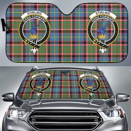 Scottish Stirling Bannockburn District Clan Tartan Crest Tartan Car Sun Shade Scottish Plaid Tartan Plaid - ScotsTee - scotstee.com