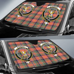 Scottish Stewart Royal Ancient Clan Tartan Crest Tartan Car Sun Shade Scottish Plaid Tartan Plaid - ScotsTee - scotstee.com