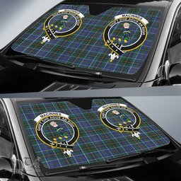 Scottish MacInnes Modern Clan Tartan Crest Tartan Car Sun Shade Scottish Plaid Tartan Plaid - ScotsTee - scotstee.com