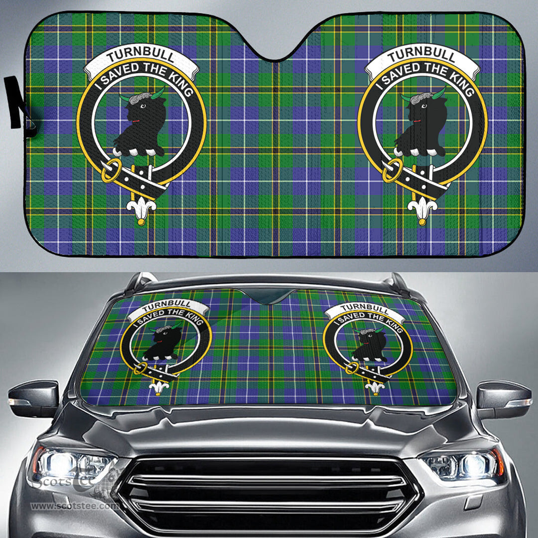 Scottish Turnbull Hunting Clan Tartan Crest Tartan Car Sun Shade Scottish Plaid Tartan Plaid - ScotsTee - scotstee.com