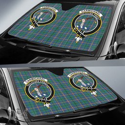 Scottish Carmichael Ancient Clan Tartan Crest Tartan Car Sun Shade Scottish Plaid Tartan Plaid - ScotsTee - scotstee.com