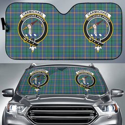 Scottish Carmichael Ancient Clan Tartan Crest Tartan Car Sun Shade Scottish Plaid Tartan Plaid - ScotsTee - scotstee.com