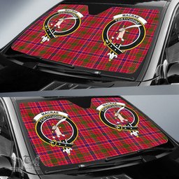 Scottish MacRae Modern Clan Tartan Crest Tartan Car Sun Shade Scottish Plaid Tartan Plaid - ScotsTee - scotstee.com