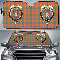 Scottish Ross Ancient Clan Tartan Crest Tartan Car Sun Shade Scottish Plaid Tartan Plaid - ScotsTee - scotstee.com