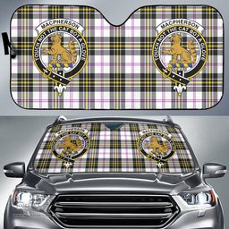 Scottish MacPherson Dress Modern Clan Tartan Crest Tartan Car Sun Shade Scottish Plaid Tartan Plaid - ScotsTee - scotstee.com