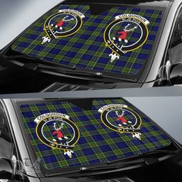 Scottish Colquhoun Modern Clan Tartan Crest Tartan Car Sun Shade Scottish Plaid Tartan Plaid - ScotsTee - scotstee.com