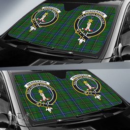 Scottish Henderson Modern Clan Tartan Crest Tartan Car Sun Shade Scottish Plaid Tartan Plaid - ScotsTee - scotstee.com