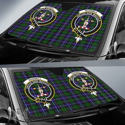 Scottish Russell Modern Clan Tartan Crest Tartan Car Sun Shade Scottish Plaid Tartan Plaid - ScotsTee - scotstee.com