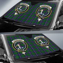 Scottish Carmichael Modern Clan Tartan Crest Tartan Car Sun Shade Scottish Plaid Tartan Plaid - ScotsTee - scotstee.com