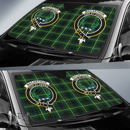 Scottish MacArthur Modern Clan Tartan Crest Tartan Car Sun Shade Scottish Plaid Tartan Plaid - ScotsTee - scotstee.com
