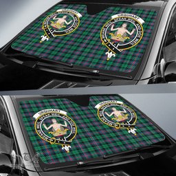 Scottish Urquhart Broad Red Ancient Clan Tartan Crest Tartan Car Sun Shade Scottish Plaid Tartan Plaid - ScotsTee - scotstee.com
