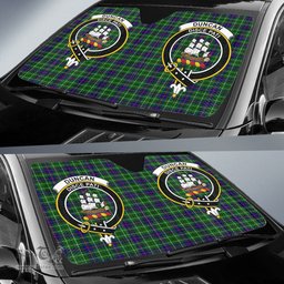 Scottish Duncan Modern Clan Tartan Crest Tartan Car Sun Shade Scottish Plaid Tartan Plaid - ScotsTee - scotstee.com