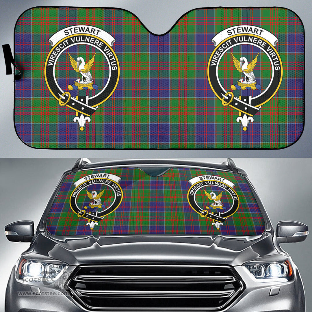 Scottish Stewart of Appin Hunting Modern Clan Tartan Crest Tartan Car Sun Shade Scottish Plaid Tartan Plaid - ScotsTee - scotstee.com