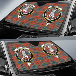 Scottish MacLean of Duart Ancient Clan Tartan Crest Tartan Car Sun Shade Scottish Plaid Tartan Plaid - ScotsTee - scotstee.com
