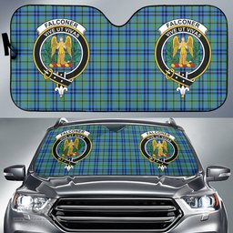 Scottish Falconer Clan Tartan Crest Tartan Car Sun Shade Scottish Plaid Tartan Plaid - ScotsTee - scotstee.com
