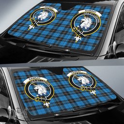 Scottish Ramsay Blue Ancient Clan Tartan Crest Tartan Car Sun Shade Scottish Plaid Tartan Plaid - ScotsTee - scotstee.com