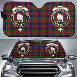 Scottish Tennant Clan Tartan Crest Tartan Car Sun Shade Scottish Plaid Tartan Plaid - ScotsTee - scotstee.com