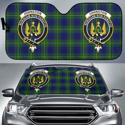 Scottish Johnston Modern Clan Tartan Crest Tartan Car Sun Shade Scottish Plaid Tartan Plaid - ScotsTee - scotstee.com