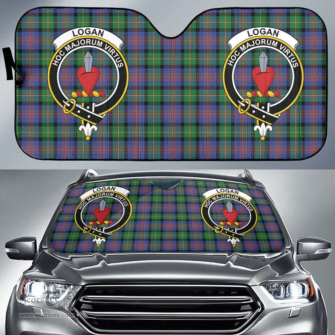 Scottish Logan Ancient Clan Tartan Crest Tartan Car Sun Shade Scottish Plaid Tartan Plaid - ScotsTee - scotstee.com
