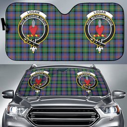 Scottish Logan Ancient Clan Tartan Crest Tartan Car Sun Shade Scottish Plaid Tartan Plaid - ScotsTee - scotstee.com