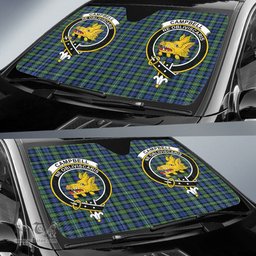 Scottish Campbell Argyll Ancient Clan Tartan Crest Tartan Car Sun Shade Scottish Plaid Tartan Plaid - ScotsTee - scotstee.com