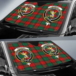 Scottish Stewart Atholl Modern Clan Tartan Crest Tartan Car Sun Shade Scottish Plaid Tartan Plaid - ScotsTee - scotstee.com