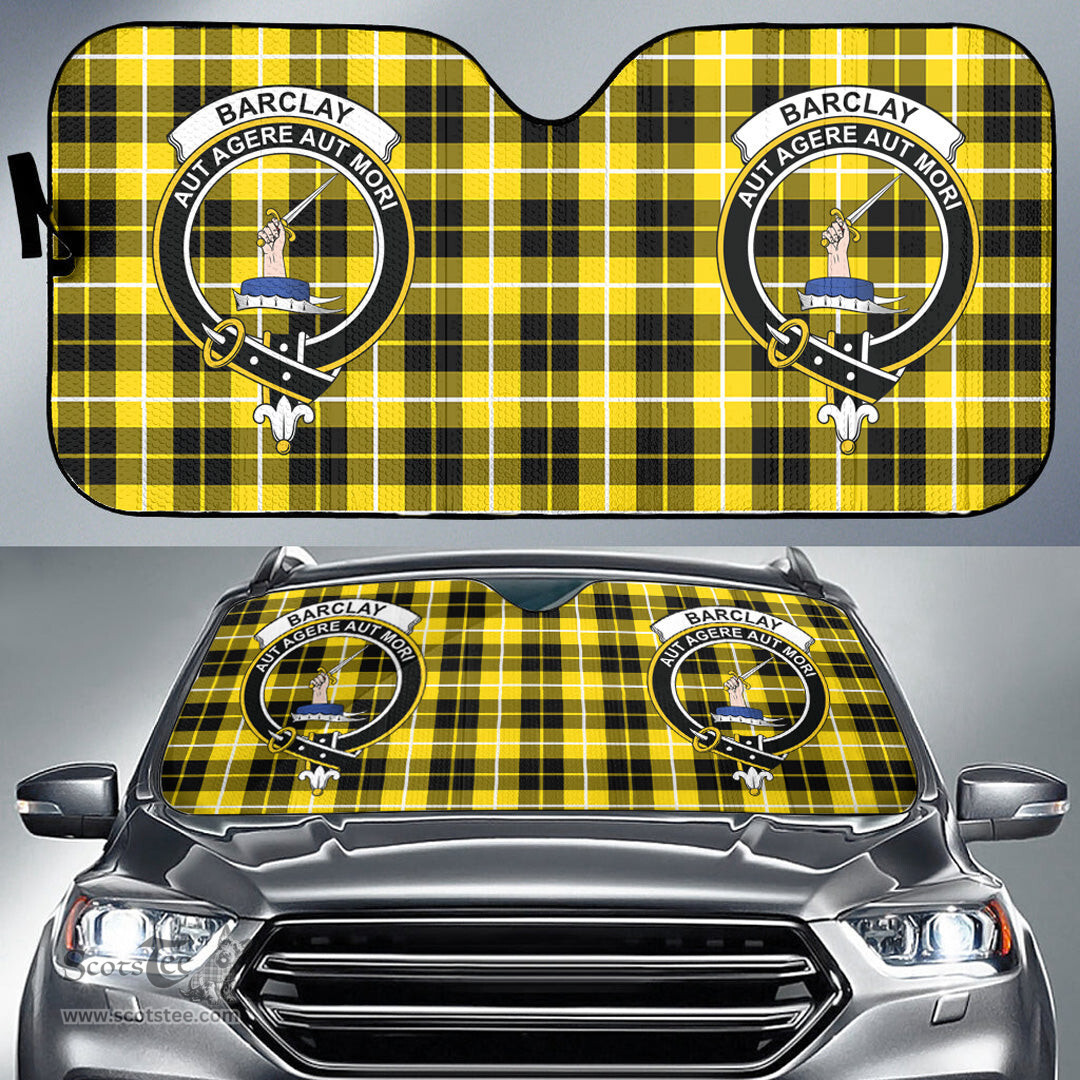 Scottish Barclay Dress Modern Clan Tartan Crest Tartan Car Sun Shade Scottish Plaid Tartan Plaid - ScotsTee - scotstee.com