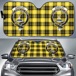 Scottish Barclay Dress Modern Clan Tartan Crest Tartan Car Sun Shade Scottish Plaid Tartan Plaid - ScotsTee - scotstee.com
