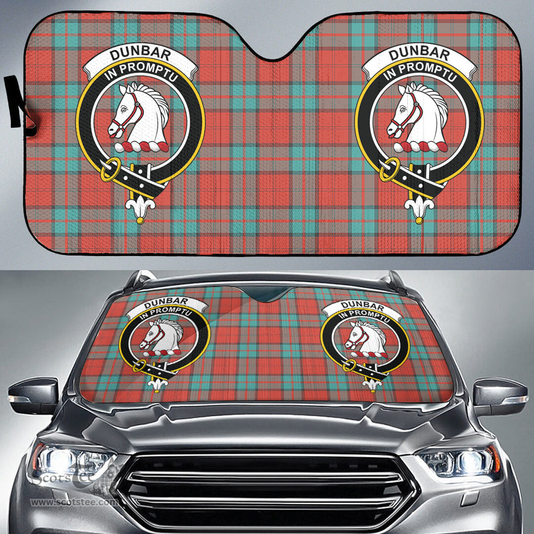 Scottish Dunbar Ancient Clan Tartan Crest Tartan Car Sun Shade Scottish Plaid Tartan Plaid - ScotsTee - scotstee.com