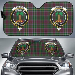 Scottish Crosbie Clan Tartan Crest Tartan Car Sun Shade Scottish Plaid Tartan Plaid - ScotsTee - scotstee.com