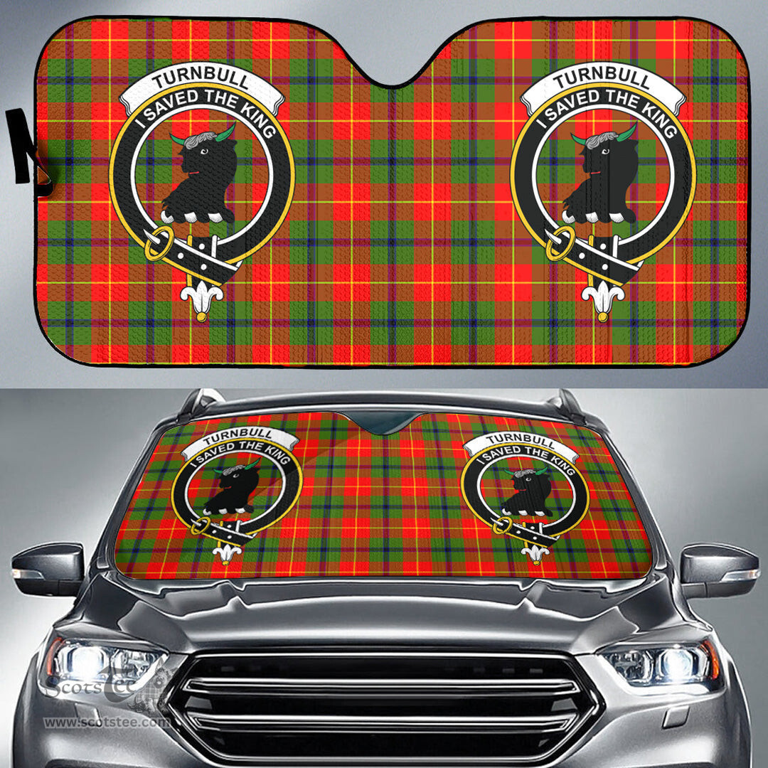 Scottish Turnbull Dress Clan Tartan Crest Tartan Car Sun Shade Scottish Plaid Tartan Plaid - ScotsTee - scotstee.com