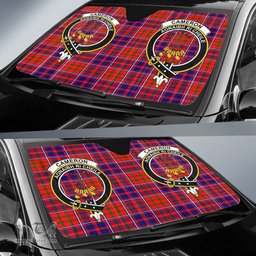 Scottish Cameron of Lochiel Modern Clan Tartan Crest Tartan Car Sun Shade Scottish Plaid Tartan Plaid - ScotsTee - scotstee.com