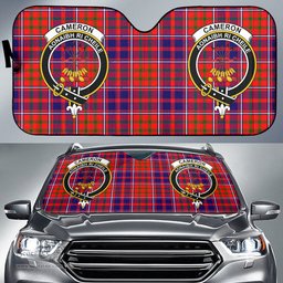 Scottish Cameron of Lochiel Modern Clan Tartan Crest Tartan Car Sun Shade Scottish Plaid Tartan Plaid - ScotsTee - scotstee.com