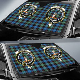 Scottish Guthrie Ancient Clan Tartan Crest Tartan Car Sun Shade Scottish Plaid Tartan Plaid - ScotsTee - scotstee.com