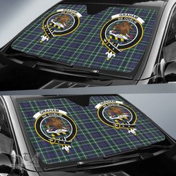 Scottish Graham of Montrose Modern Clan Tartan Crest Tartan Car Sun Shade Scottish Plaid Tartan Plaid - ScotsTee - scotstee.com