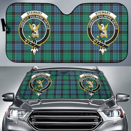 Scottish Stewart Old Ancient Clan Tartan Crest Tartan Car Sun Shade Scottish Plaid Tartan Plaid - ScotsTee - scotstee.com