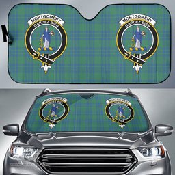 Scottish Montgomery Ancient Clan Tartan Crest Tartan Car Sun Shade Scottish Plaid Tartan Plaid - ScotsTee - scotstee.com