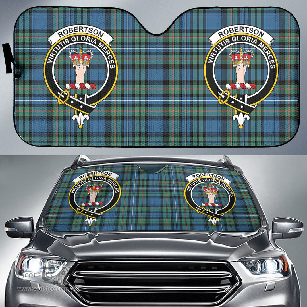Scottish Robertson Hunting Ancient Clan Tartan Crest Tartan Car Sun Shade Scottish Plaid Tartan Plaid - ScotsTee - scotstee.com