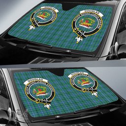 Scottish Douglas Ancient Clan Tartan Crest Tartan Car Sun Shade Scottish Plaid Tartan Plaid - ScotsTee - scotstee.com