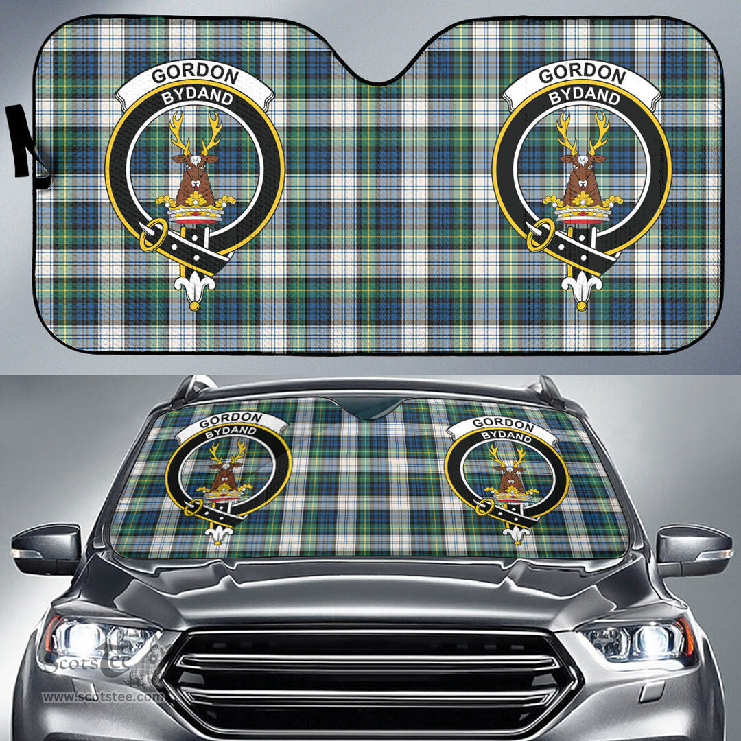 Scottish Gordon Dress Ancient Clan Tartan Crest Tartan Car Sun Shade Scottish Plaid Tartan Plaid - ScotsTee - scotstee.com