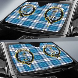 Scottish Roberton Clan Tartan Crest Tartan Car Sun Shade Scottish Plaid Tartan Plaid - ScotsTee - scotstee.com