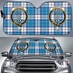Scottish Roberton Clan Tartan Crest Tartan Car Sun Shade Scottish Plaid Tartan Plaid - ScotsTee - scotstee.com