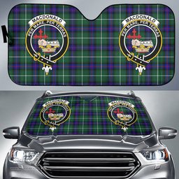 Scottish MacDonald of the Isles Hunting Modern Clan Tartan Crest Tartan Car Sun Shade Scottish Plaid Tartan Plaid - ScotsTee - scotstee.com