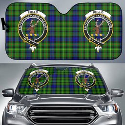 Scottish Rollo Modern Clan Tartan Crest Tartan Car Sun Shade Scottish Plaid Tartan Plaid - ScotsTee - scotstee.com