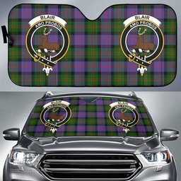 Scottish Blair Modern Clan Tartan Crest Tartan Car Sun Shade Scottish Plaid Tartan Plaid - ScotsTee - scotstee.com