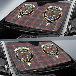 Scottish Fraser Hunting Modern Clan Tartan Crest Tartan Car Sun Shade Scottish Plaid Tartan Plaid - ScotsTee - scotstee.com