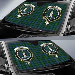 Scottish MacKay Modern Clan Tartan Crest Tartan Car Sun Shade Scottish Plaid Tartan Plaid - ScotsTee - scotstee.com