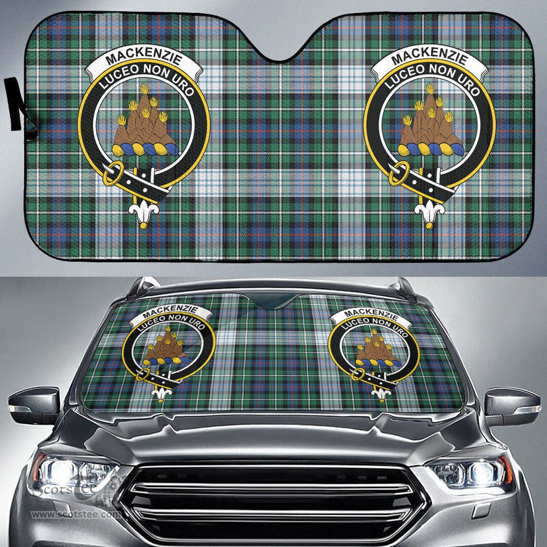Scottish MacKenzie Dress Ancient Clan Tartan Crest Tartan Car Sun Shade Scottish Plaid Tartan Plaid - ScotsTee - scotstee.com