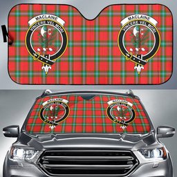 Scottish MacLaine of Loch Buie Clan Tartan Crest Tartan Car Sun Shade Scottish Plaid Tartan Plaid - ScotsTee - scotstee.com