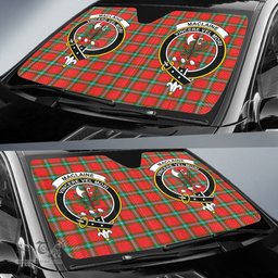Scottish MacLaine of Loch Buie Clan Tartan Crest Tartan Car Sun Shade Scottish Plaid Tartan Plaid - ScotsTee - scotstee.com